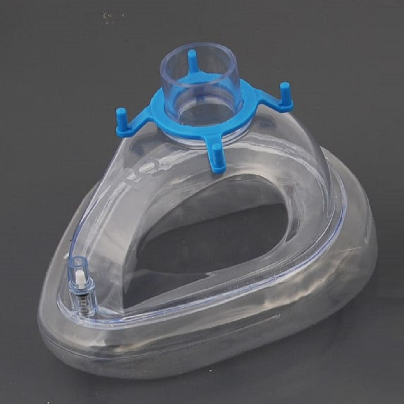 Маска лицева Plasti-med, анестезіологічна надувна, для дорослих, розмір 5